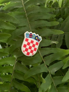Shoe charms FIVE pack - Heart / Licitarsko Srce & Croat Coat of Arms / Grb