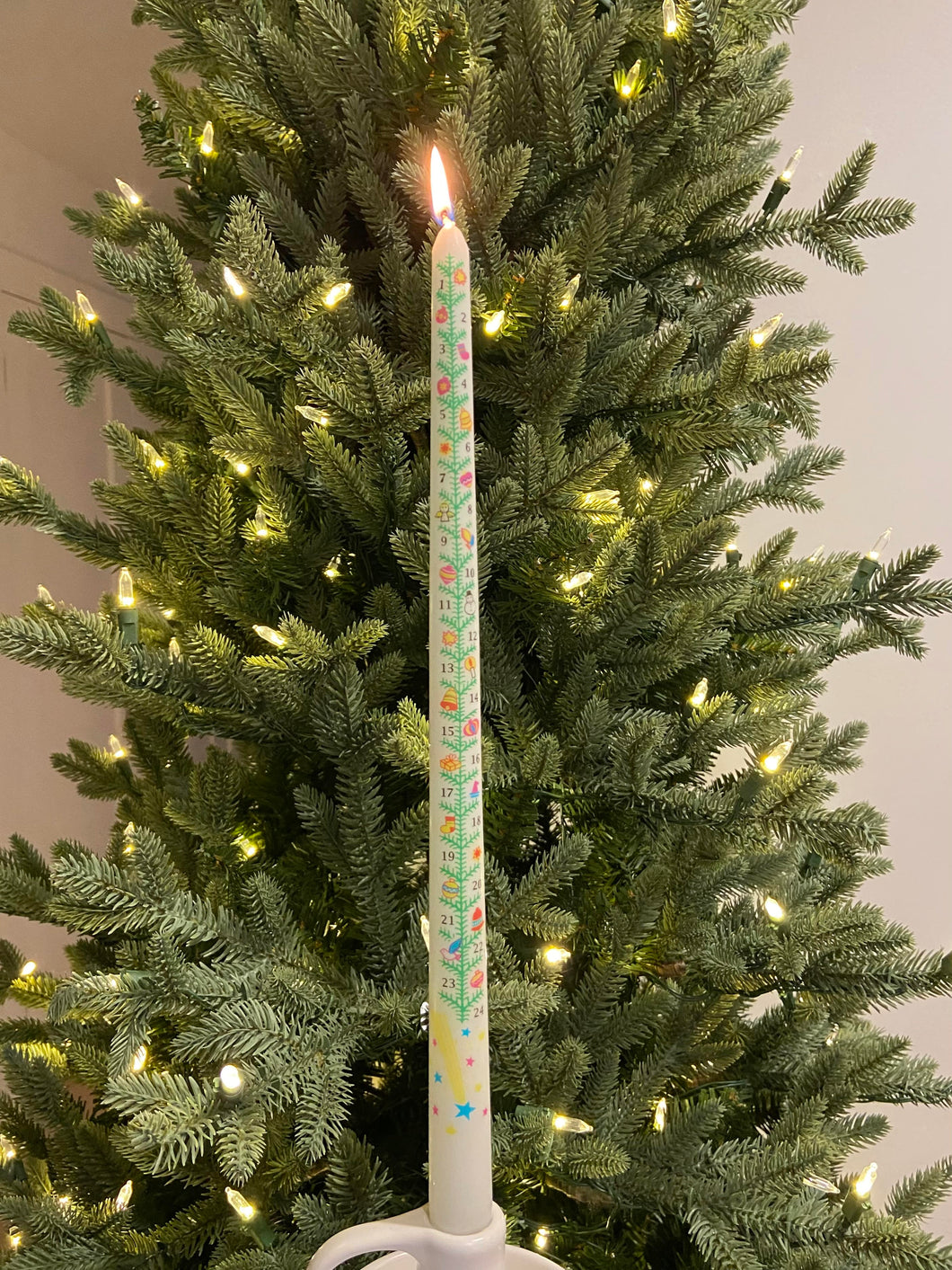Countdown Christmas Candle