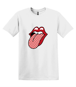 Youth Short Sleeve Shirt - White LIPS