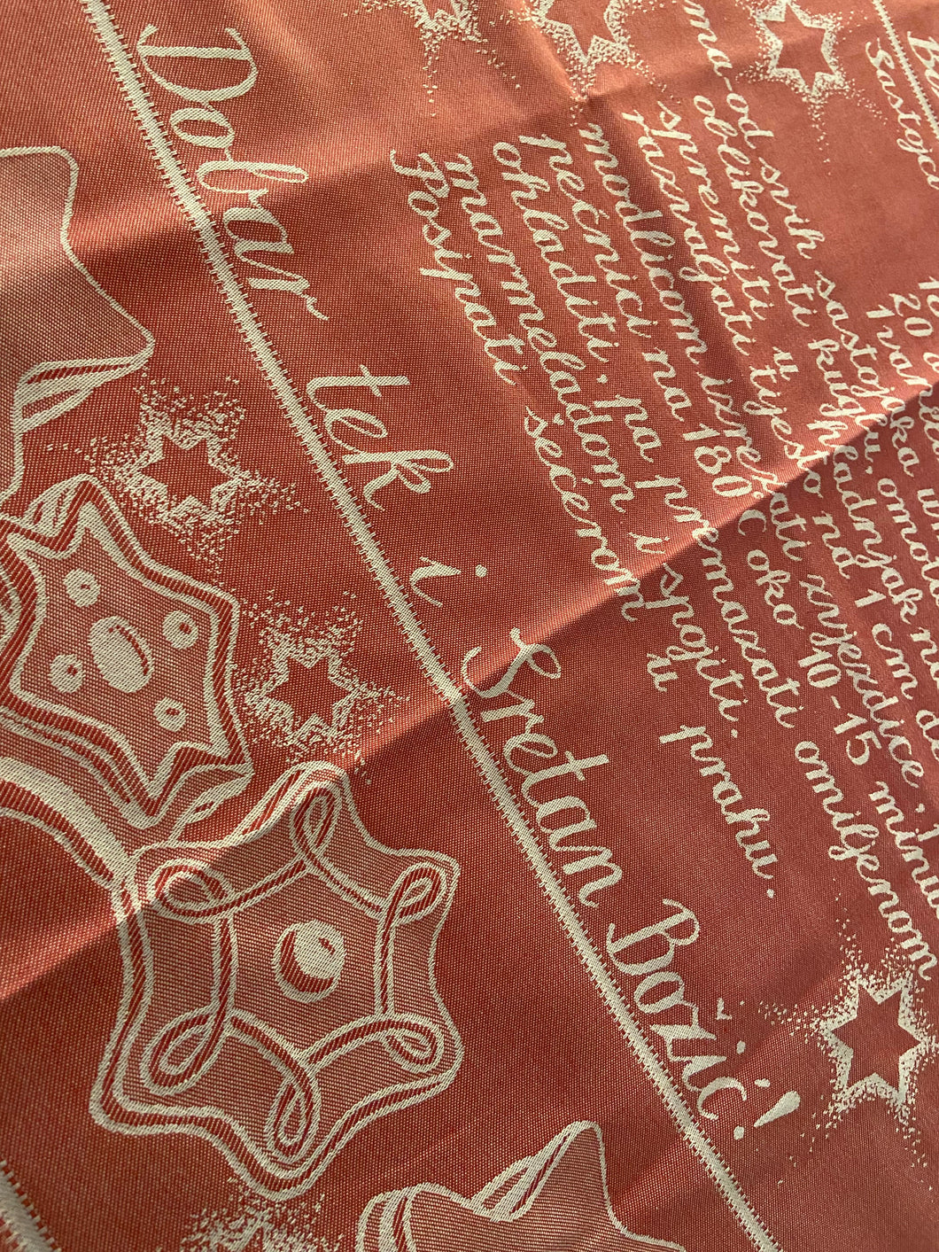 Tea towel LINZER, red - SOLD OUT